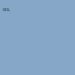 86A7C7 - Ceil color image preview