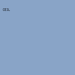 89A4C7 - Ceil color image preview