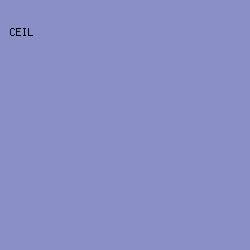 8A8FC7 - Ceil color image preview