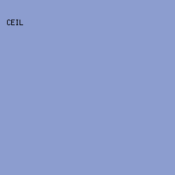 8C9DCF - Ceil color image preview