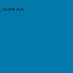 0078a9 - Celadon Blue color image preview