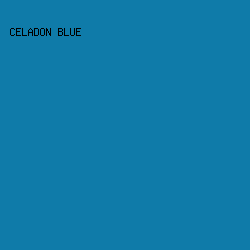 0F7BA9 - Celadon Blue color image preview