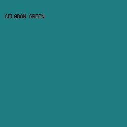 1D7D81 - Celadon Green color image preview