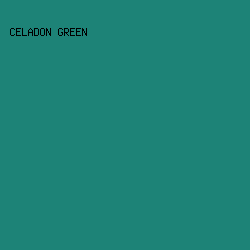 1d8377 - Celadon Green color image preview
