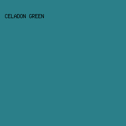 2B7F89 - Celadon Green color image preview