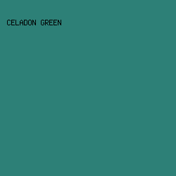 2D8077 - Celadon Green color image preview