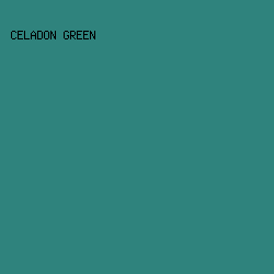 2F837D - Celadon Green color image preview