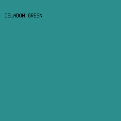 2c8e8d - Celadon Green color image preview