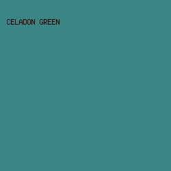 3A8585 - Celadon Green color image preview