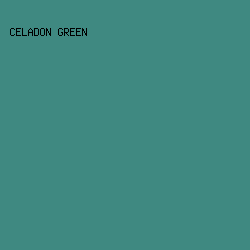 3f8981 - Celadon Green color image preview