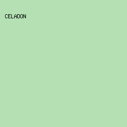 B4E0B4 - Celadon color image preview