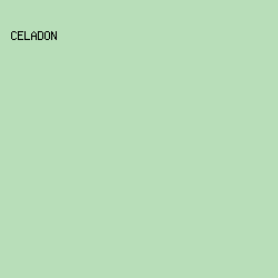 B8DEB9 - Celadon color image preview