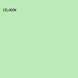 BBEBB7 - Celadon color image preview