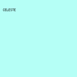 B5FFF6 - Celeste color image preview