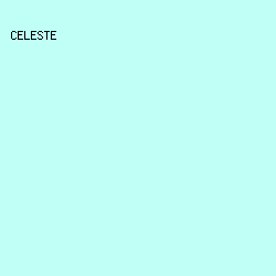 C0FFF6 - Celeste color image preview