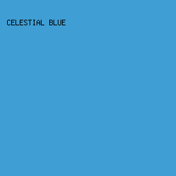 3F9ED4 - Celestial Blue color image preview