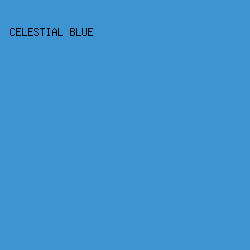 3e93d2 - Celestial Blue color image preview