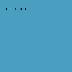4A9EC0 - Celestial Blue color image preview