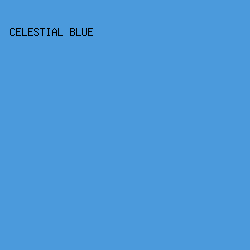 4B9ADC - Celestial Blue color image preview