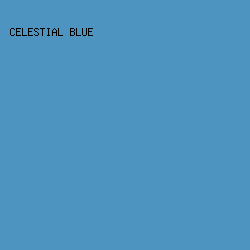 4D94C1 - Celestial Blue color image preview