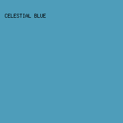 4E9DBA - Celestial Blue color image preview
