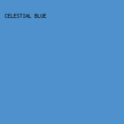 4F91CD - Celestial Blue color image preview