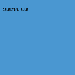 4a97d1 - Celestial Blue color image preview