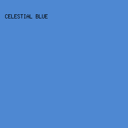 4e88d2 - Celestial Blue color image preview