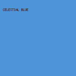 4e94d8 - Celestial Blue color image preview