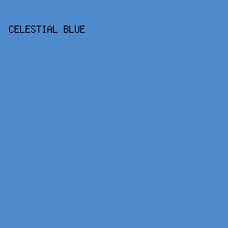 4f8acd - Celestial Blue color image preview