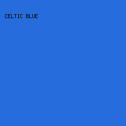 266cdd - Celtic Blue color image preview