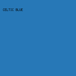 2778b7 - Celtic Blue color image preview