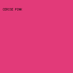 E23A79 - Cerise Pink color image preview