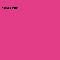 E33D87 - Cerise Pink color image preview