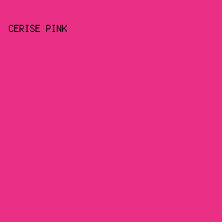 EA2F86 - Cerise Pink color image preview