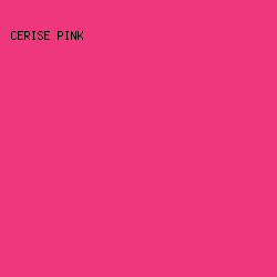 EF377E - Cerise Pink color image preview