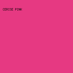 e63982 - Cerise Pink color image preview