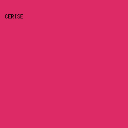 DD2A66 - Cerise color image preview