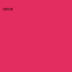 E32C5F - Cerise color image preview