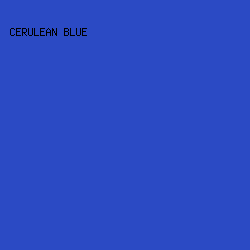 2B4AC4 - Cerulean Blue color image preview