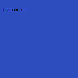 2D4CBD - Cerulean Blue color image preview