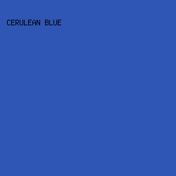 2F56B5 - Cerulean Blue color image preview