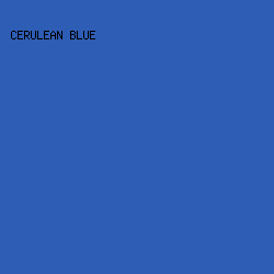 2e5db5 - Cerulean Blue color image preview