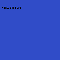 304cc8 - Cerulean Blue color image preview