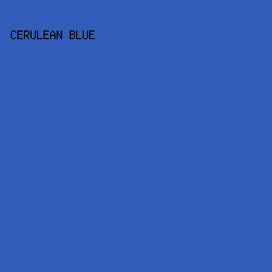 315CB7 - Cerulean Blue color image preview