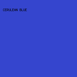 3545ce - Cerulean Blue color image preview
