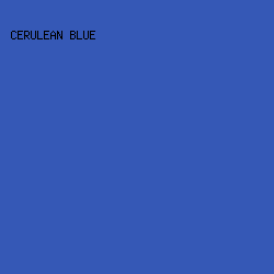 3558B6 - Cerulean Blue color image preview