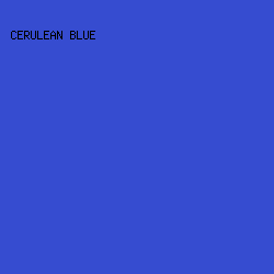 364CD0 - Cerulean Blue color image preview