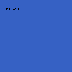 3661c4 - Cerulean Blue color image preview
