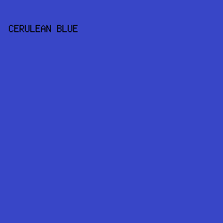 3846C7 - Cerulean Blue color image preview